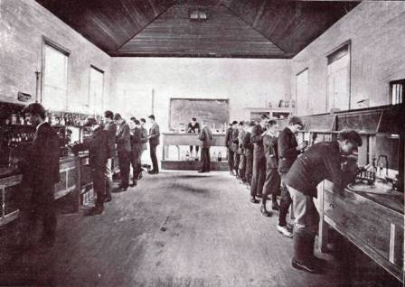 Cemistry Laboratory, circa 1907.